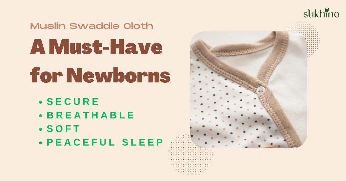 Muslin Swaddle Cloth for Newborns Soft, breathable, and secure