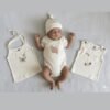 New born baby Printed set