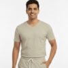 Men’s V neck T- shirt – Solid Colour- Plain #3110004