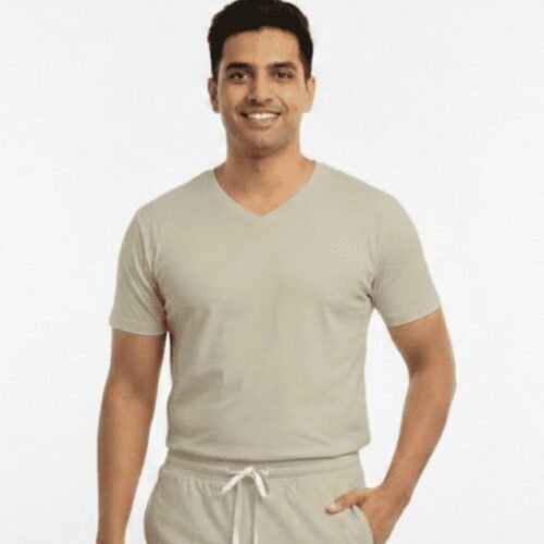 Mens V neck T- shirt